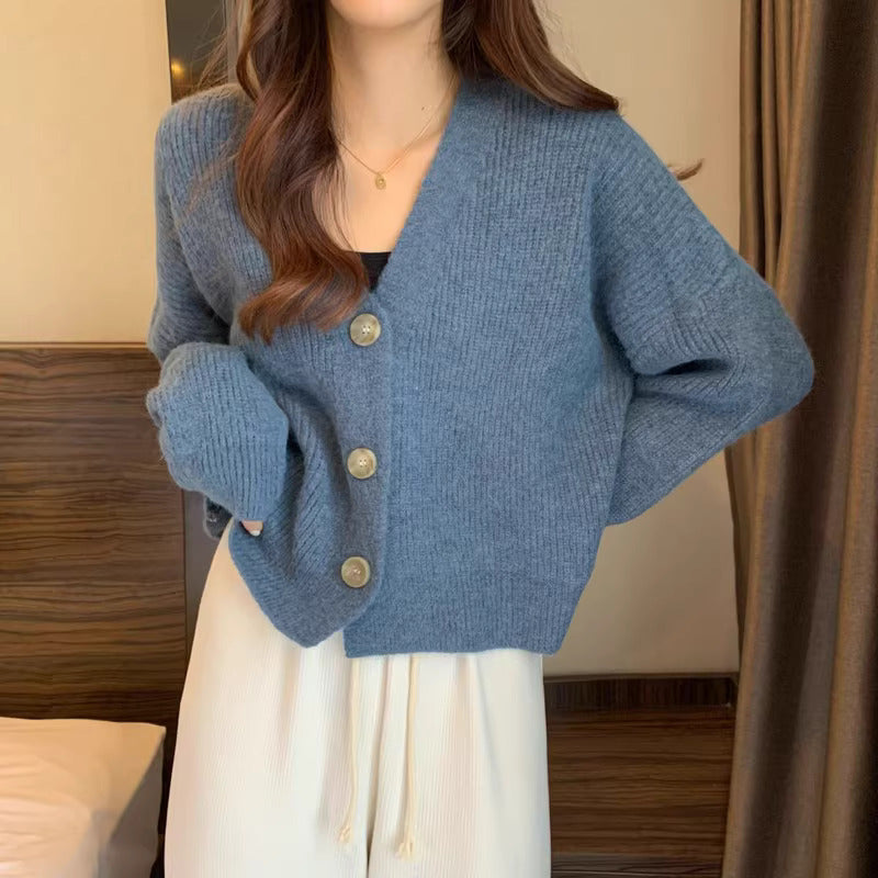 Minimalist Oversized Knit Cardigan