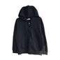 Solid Color Cotton Hooded Zip-Up Jacket