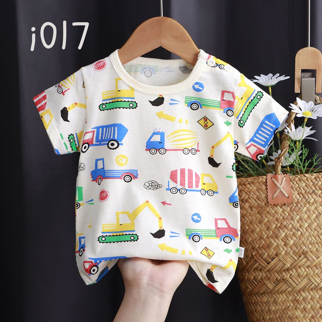 キッズ半袖コットンTシャツ（2枚以上）  