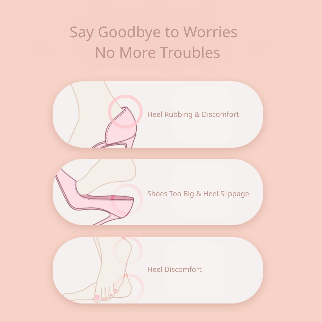 High Heel Adhesive Heel Insoles (Min. 2 pcs)