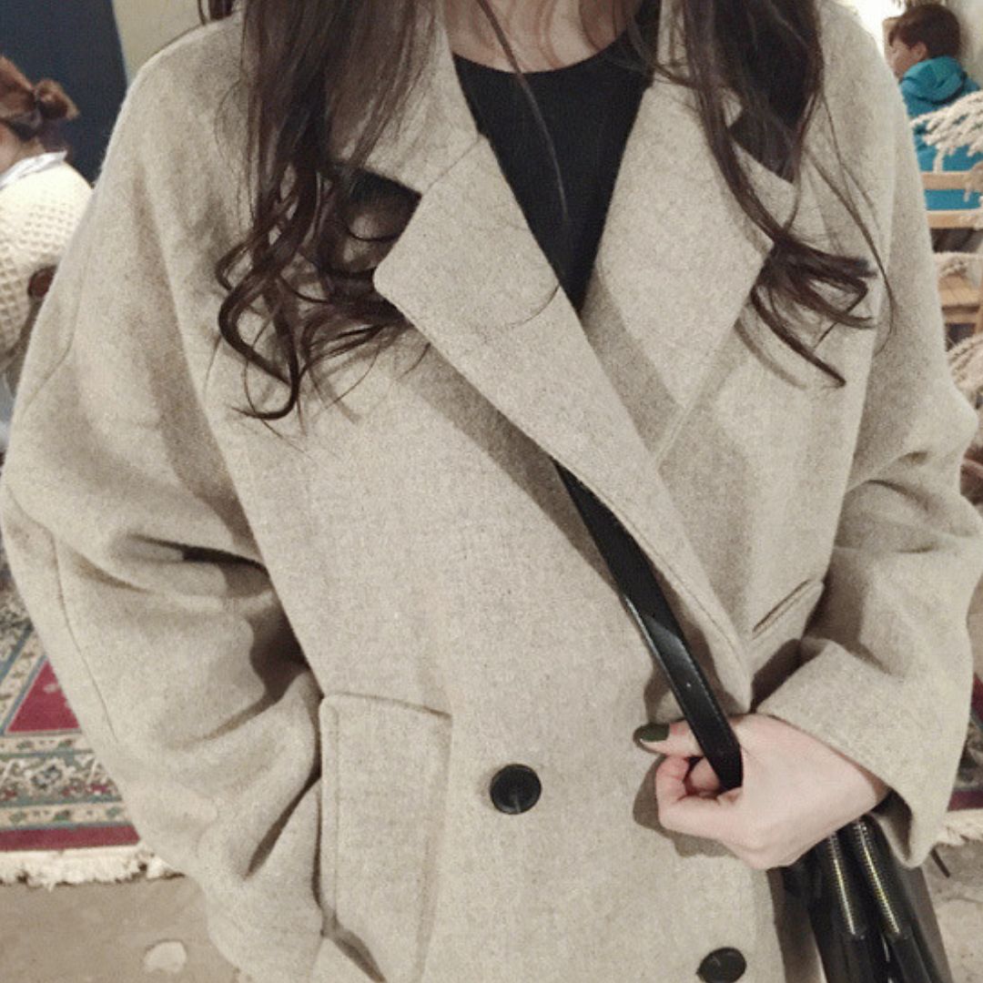 Loose Mid Length Coat