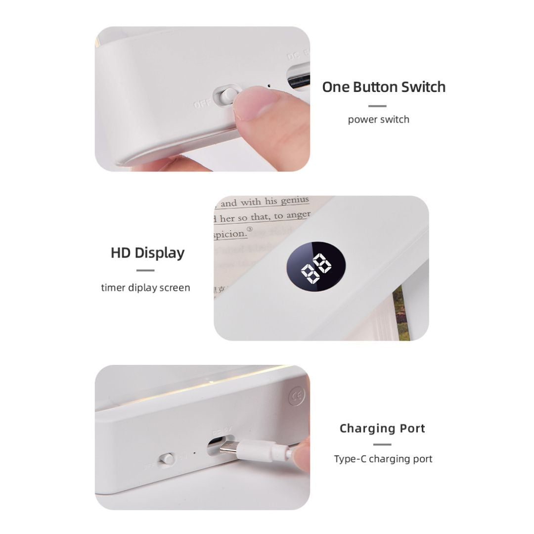 透明な読書用ナイトライト