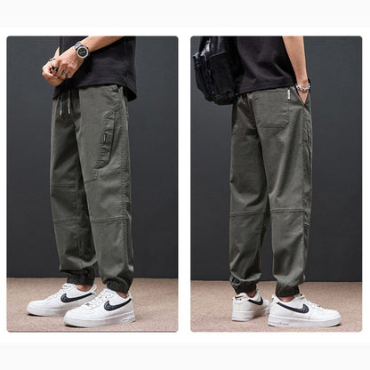 New Summer Lightweight Cuffed Trousers
