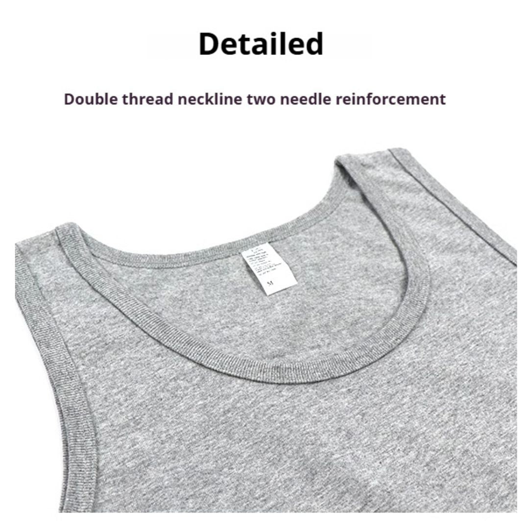 230g Solid Color Cotton Tank Top (Min. 2 pcs)