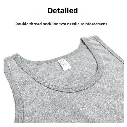 230g Solid Color Cotton Tank Top (Min. 2 pcs)