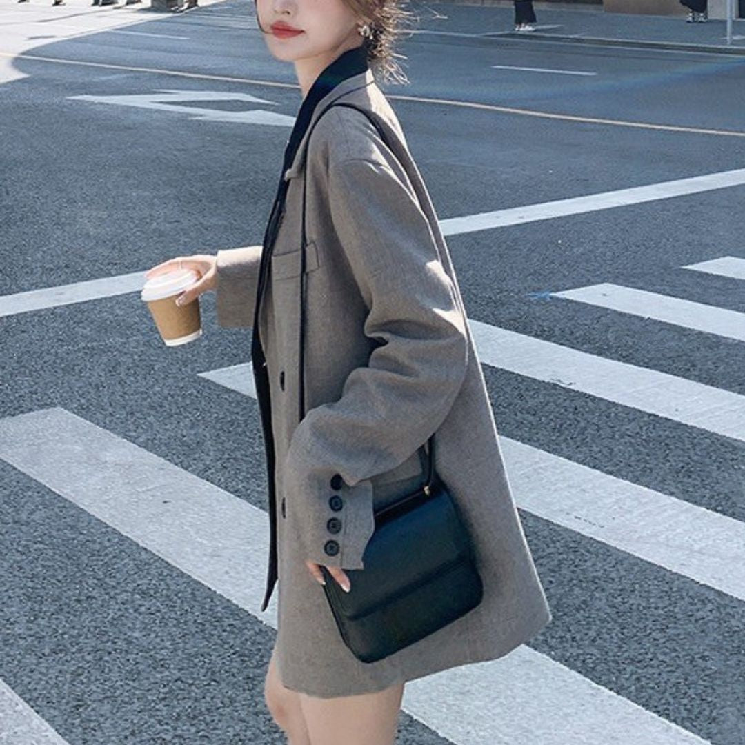 Color Block Blazer