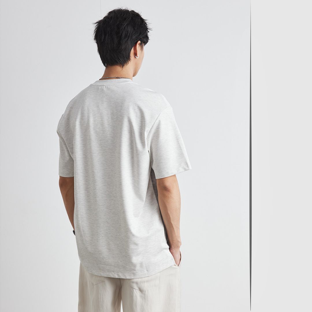 男裝拼接撞色短袖T恤
