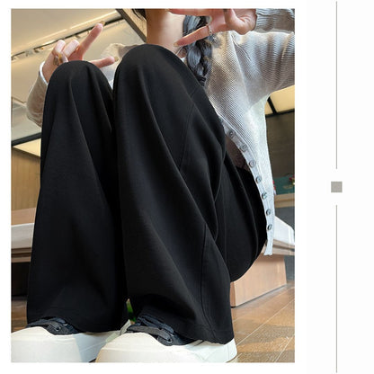 ルーズアイスシルクワイドレッグパンツ