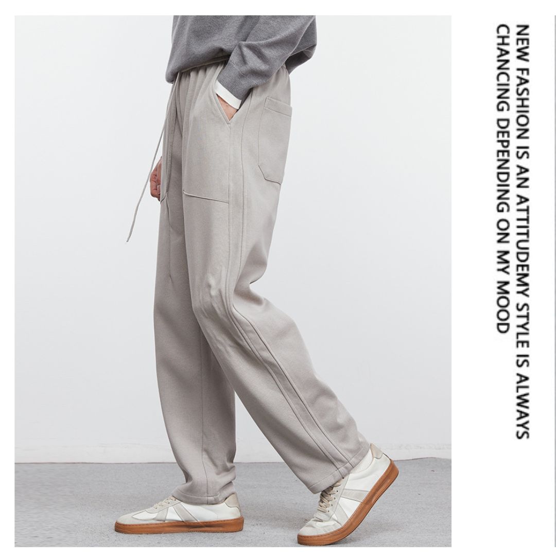 Loose straight casual pants