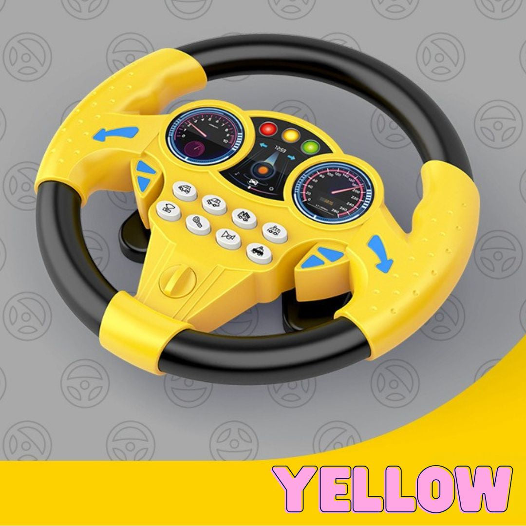 Kids' Car Ride Simulation Steering Wheel