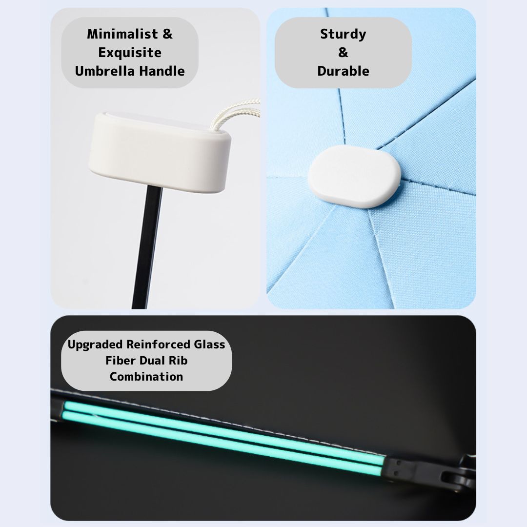 Gradient Color Mini Folding Umbrella