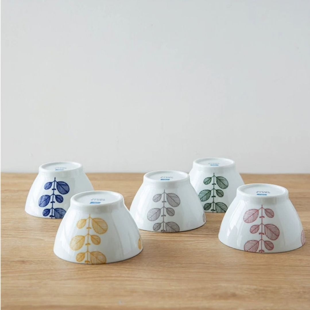 Mint Leaf Rice Bowl Set