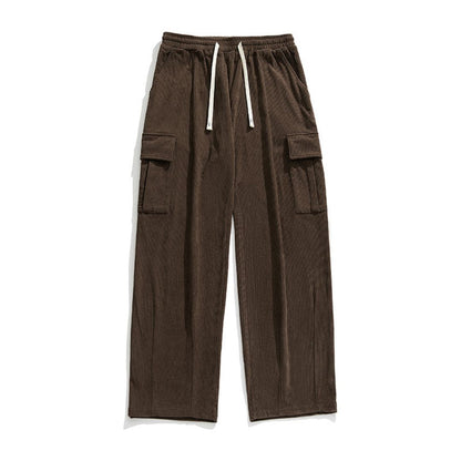 Corduroy Relaxed-Fit Cargo Pants