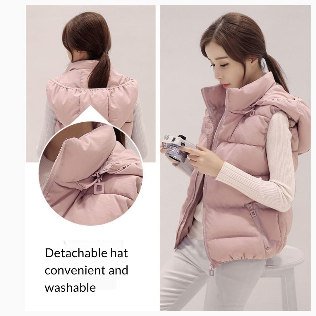 Solid Color Cotton Vest