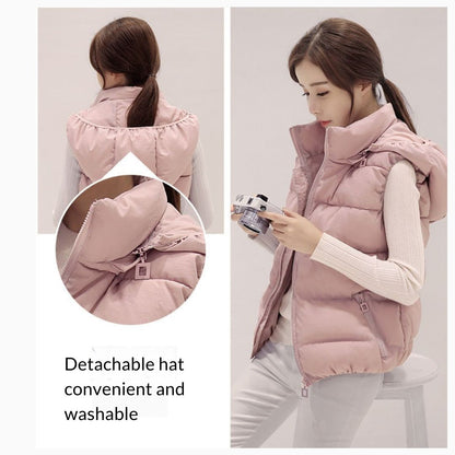 Solid Color Cotton Vest