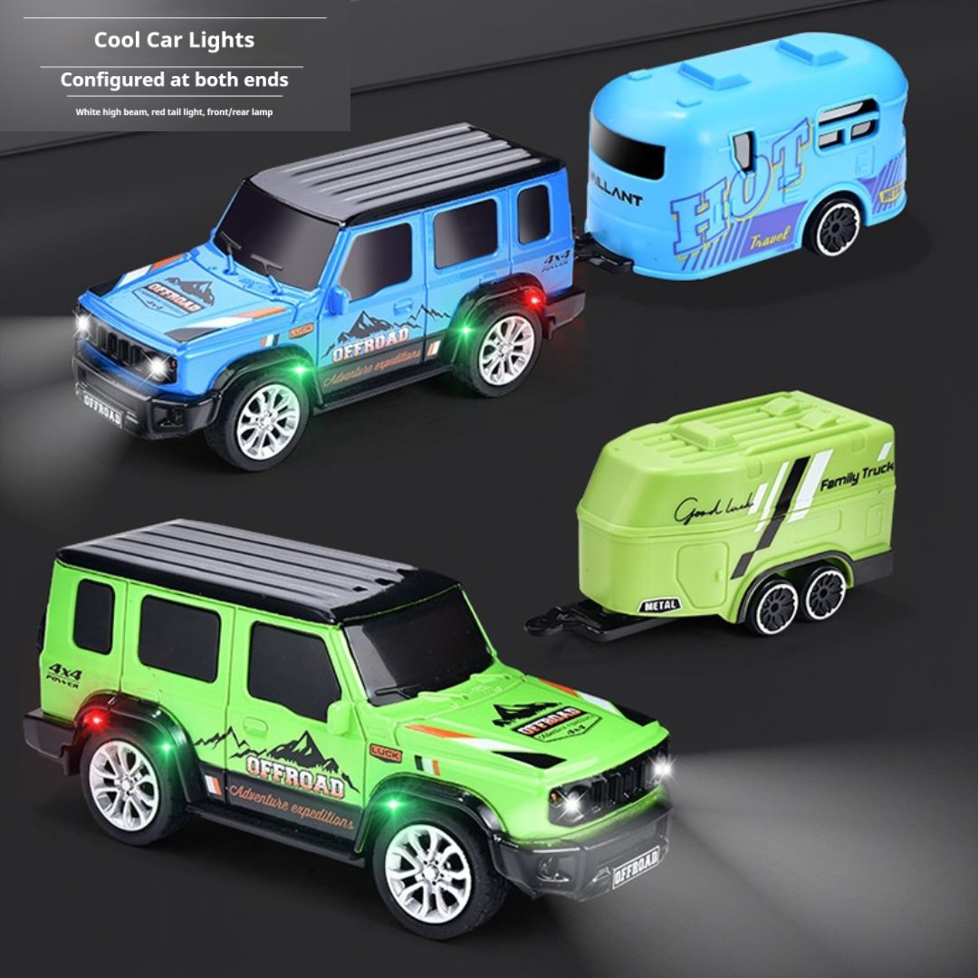 1:64 Mini Remote Control Off-Road Vehicle Trailer