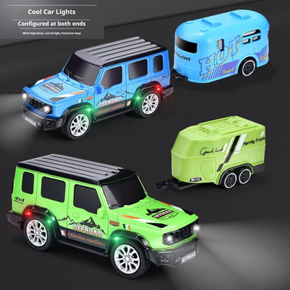 1:64 Mini Remote Control Off-Road Vehicle Trailer