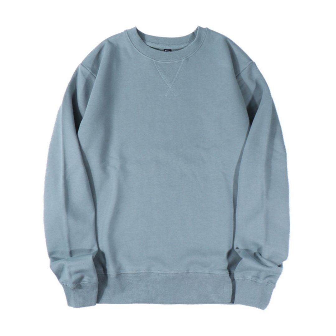 340g Solid Color Loose Sweatshirt