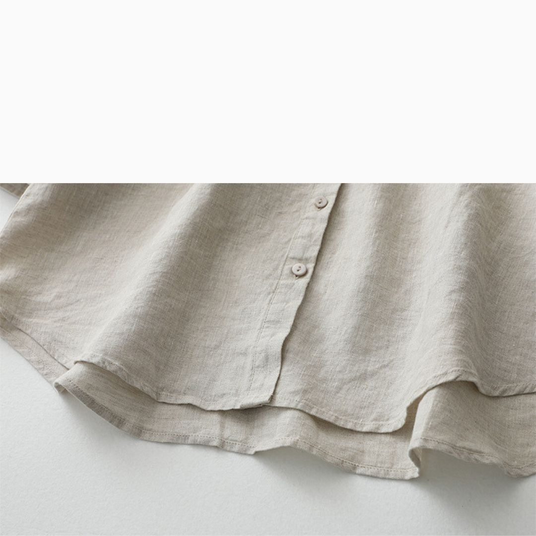 Summer Japanese Cotton and Linen Tops