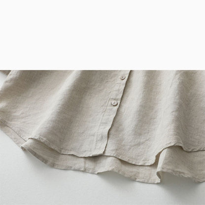 Summer Japanese Cotton and Linen Tops