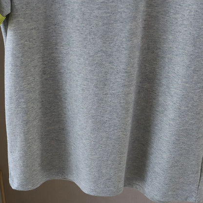 Color Block Crew Neck Versatile Short Sleeve T Shirt