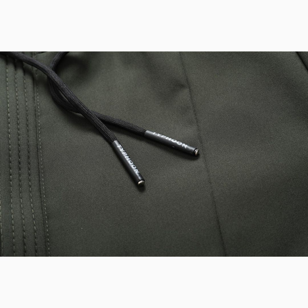 Solid Color Hooded Windbreaker