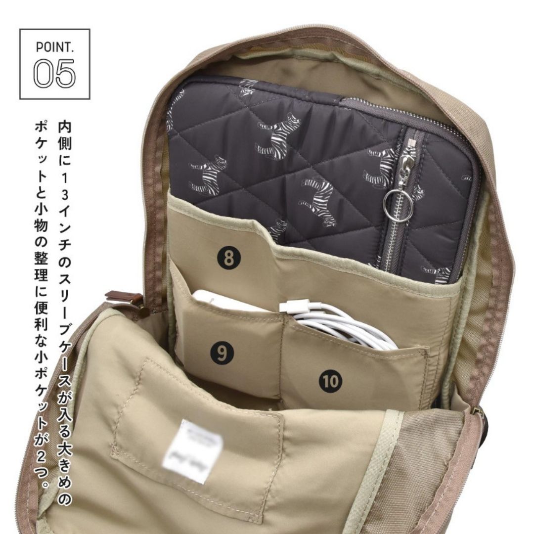和風軽量防水バックパック 