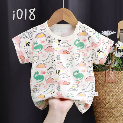 キッズ半袖コットンTシャツ（2枚以上）  