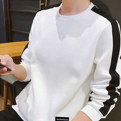 Men's Color-Block Long-Sleeve Sweatshirt