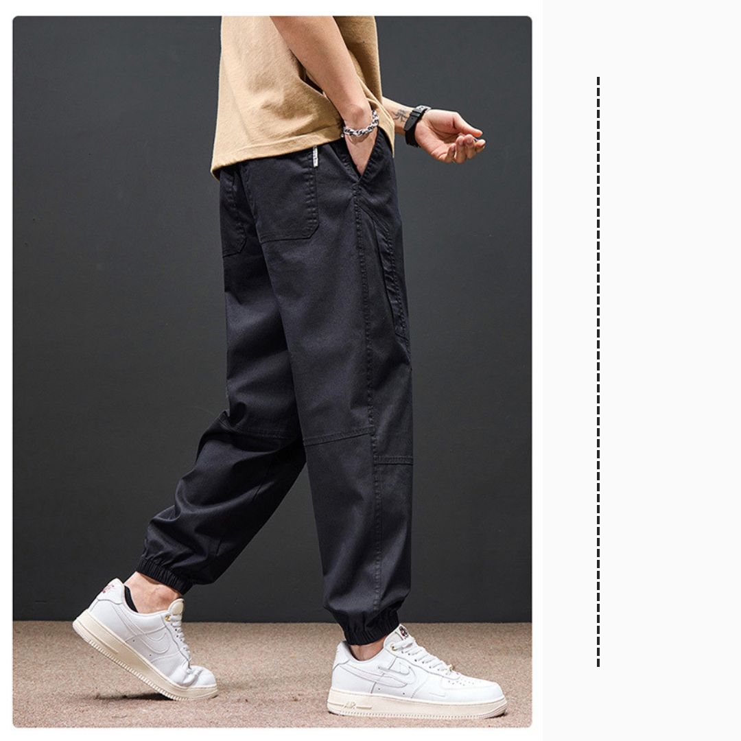 New Summer Lightweight Cuffed Trousers