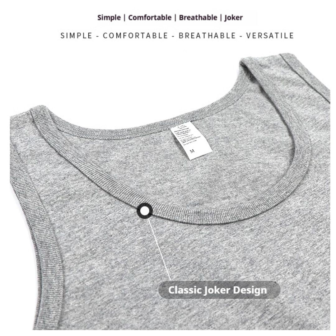 230g Solid Color Cotton Tank Top (Min. 2 pcs)