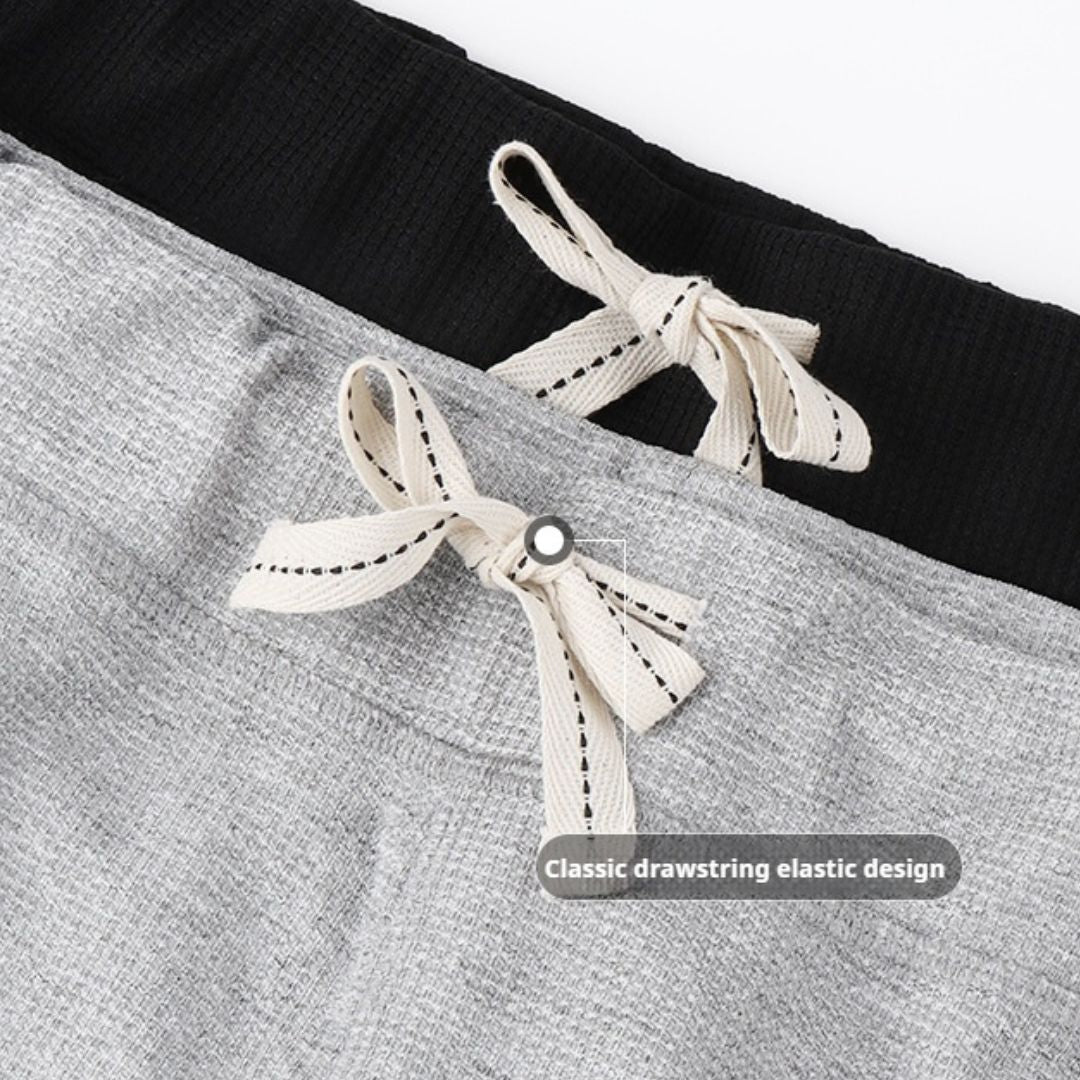 270g Japanese-style Waffle Fabric Mid-length Shorts