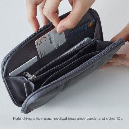 Spacious Passport & Document Organizer
