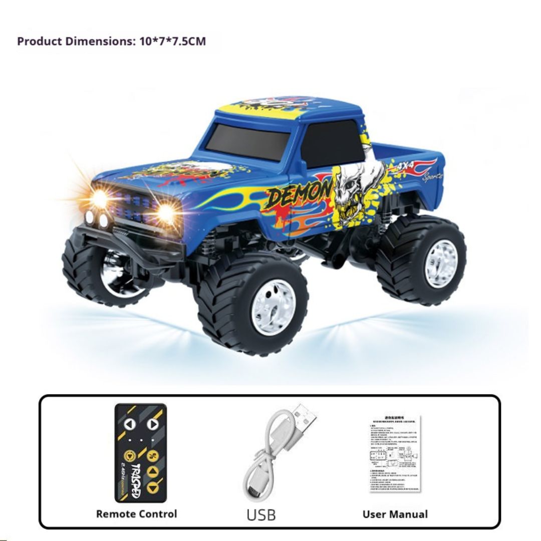 1:64 Mini Remote Control Monster Off-Road Vehicle