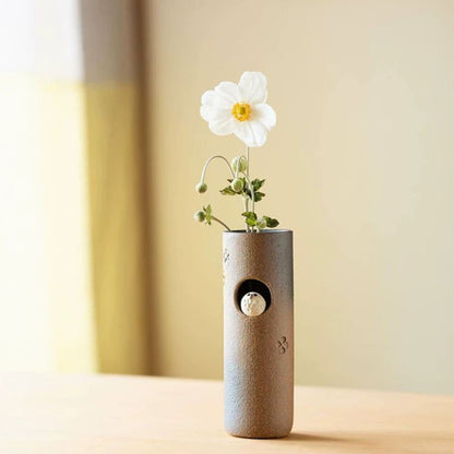 信樂燒貓頭鷹花瓶