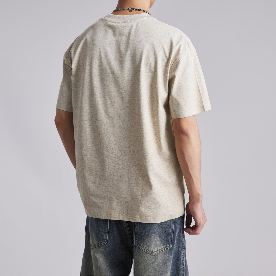 3DレタープリントカジュアルTシャツ