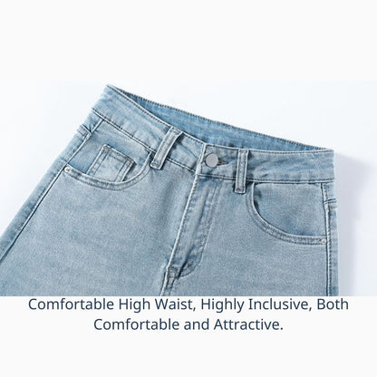 High-Waisted Loose Flared Pants