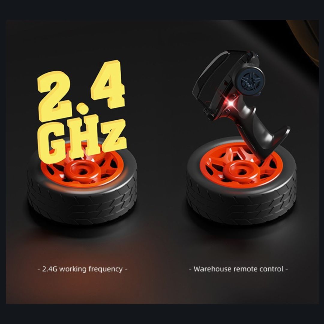 1:64 Mini LED Remote Control Racing Car