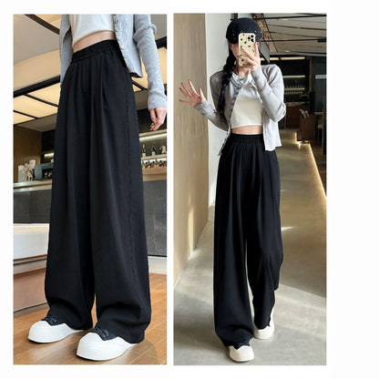 ルーズアイスシルクワイドレッグパンツ