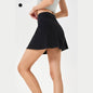 Denim-Look Two-in-One Yoga Fitness Shorts
