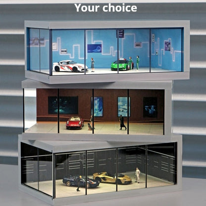 1:64 カーショールーム照明シーンボックス