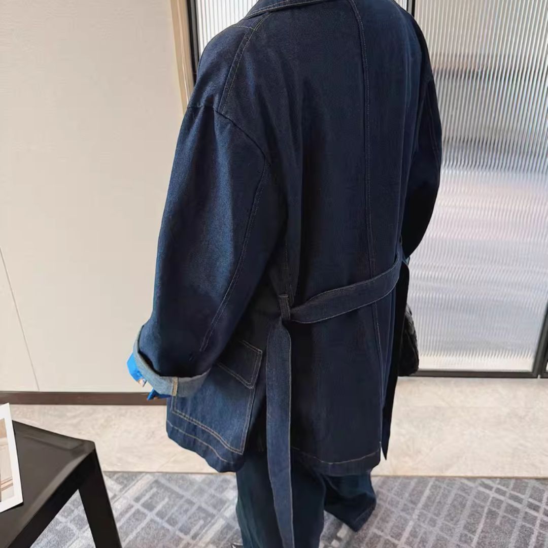 ファッション デニムウエストジャケット