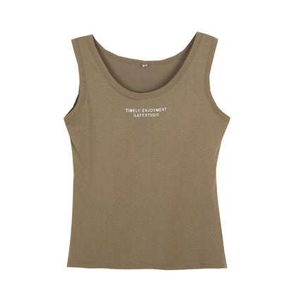 Vintage Style Camisole With Built In Bra Pads