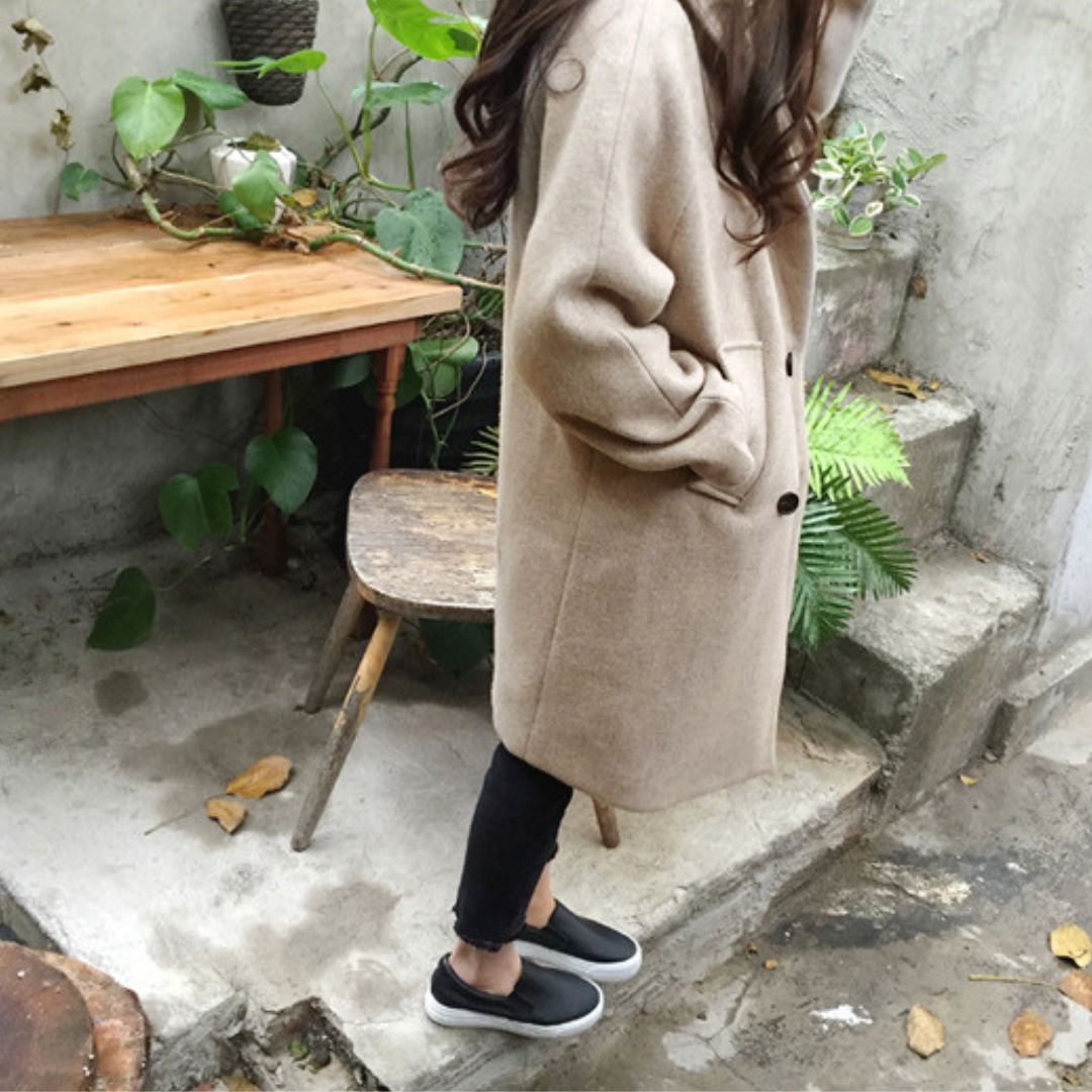 Loose Mid Length Coat