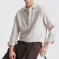 Men’s Casual Tencel Long Sleeve Shirt