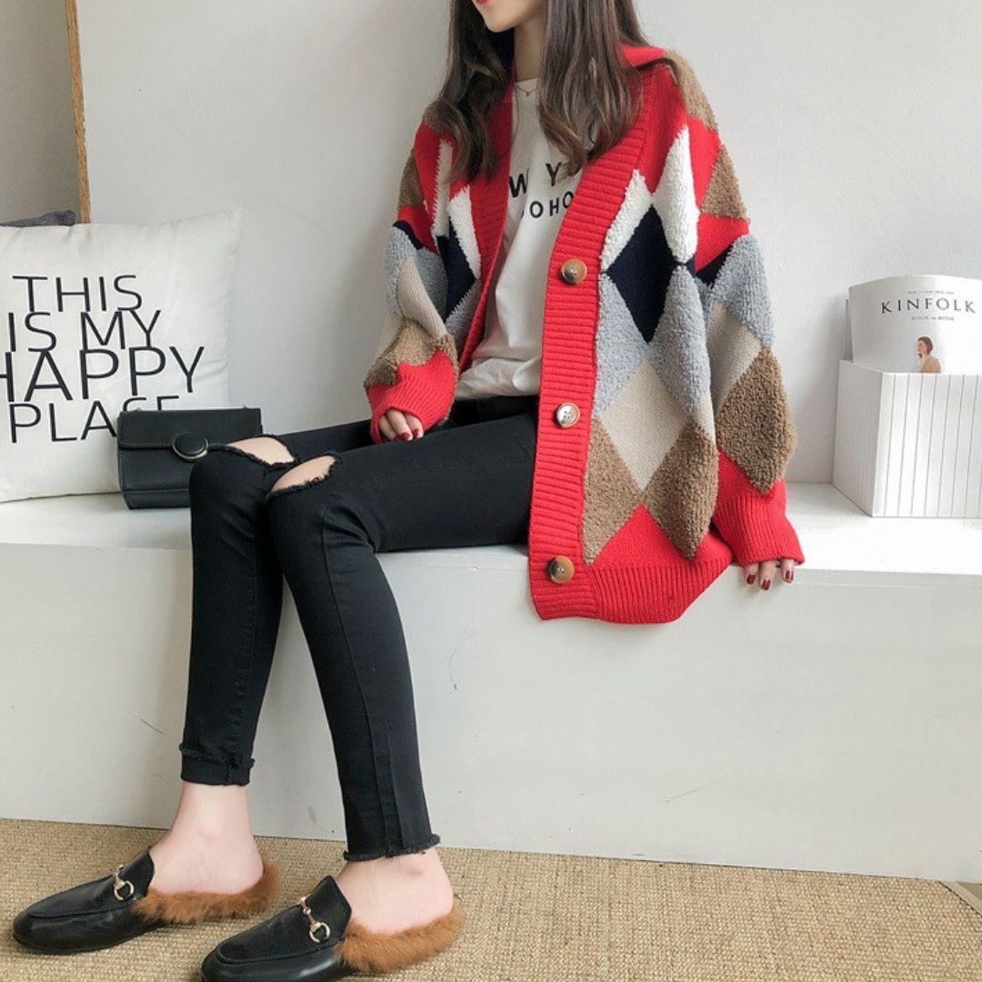 Knitted Wide Sweater