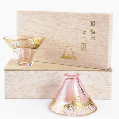 Mount Fuji Blessing Pair Cups