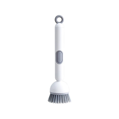 Rotating Long-Handle Soap-Dispensing Cleaning Brush