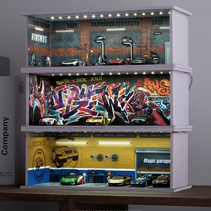 1:64 Parking Lot Lighting Scene Box