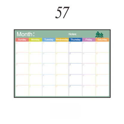 磁性可擦寫月曆板套裝 